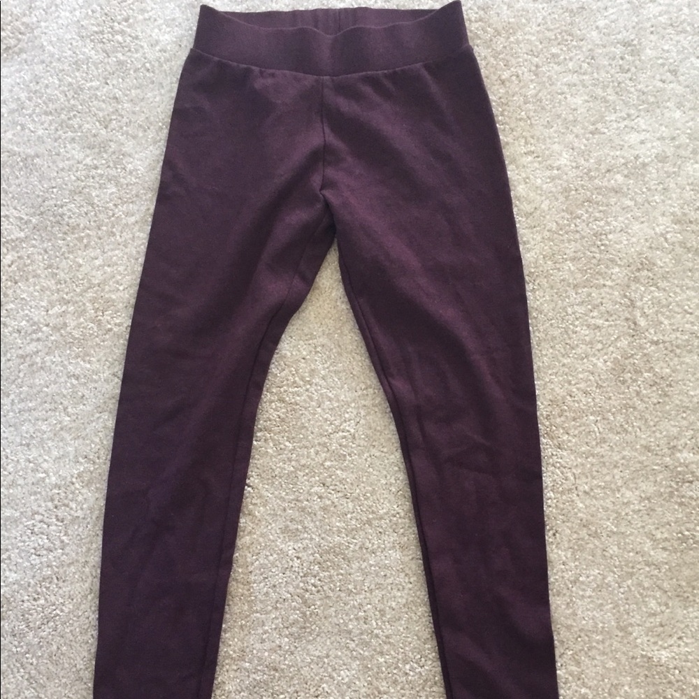 Lou & Grey Plum Essential Leggings XS